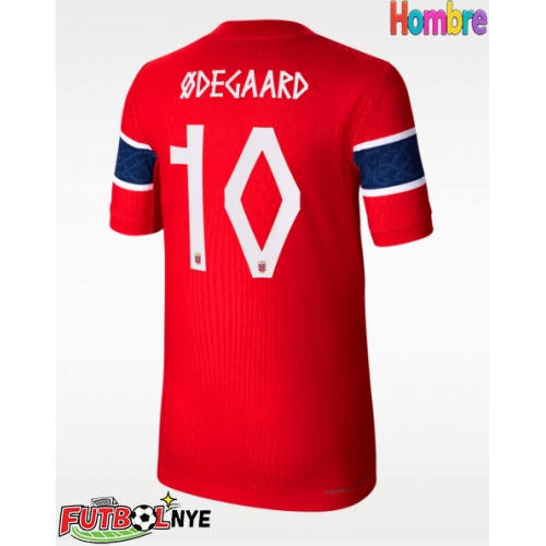 Camiseta Noruega Martin Odegaard #10 Primera Equipación Mundial 2026 manga corta